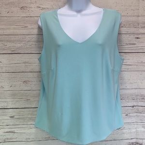 CAbi v-neck double layer tank